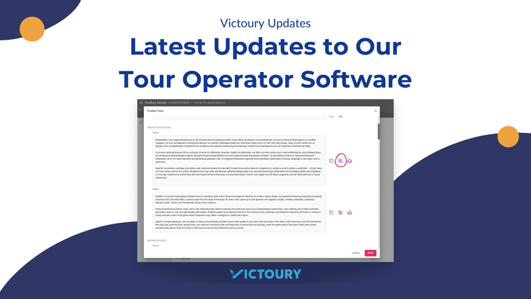 Recent Updates to Our Tour Operator Software – March 2025
