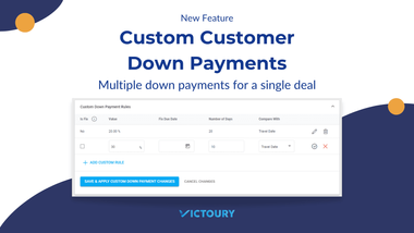 New Feature: Custom Customer Down Payments