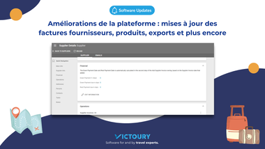 Améliorations de la plateforme : mises à jour des factures fournisseurs, produits, exports et plus encore
